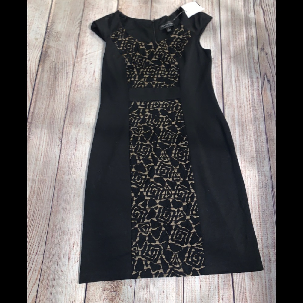 Connected Lace Accent Dress
